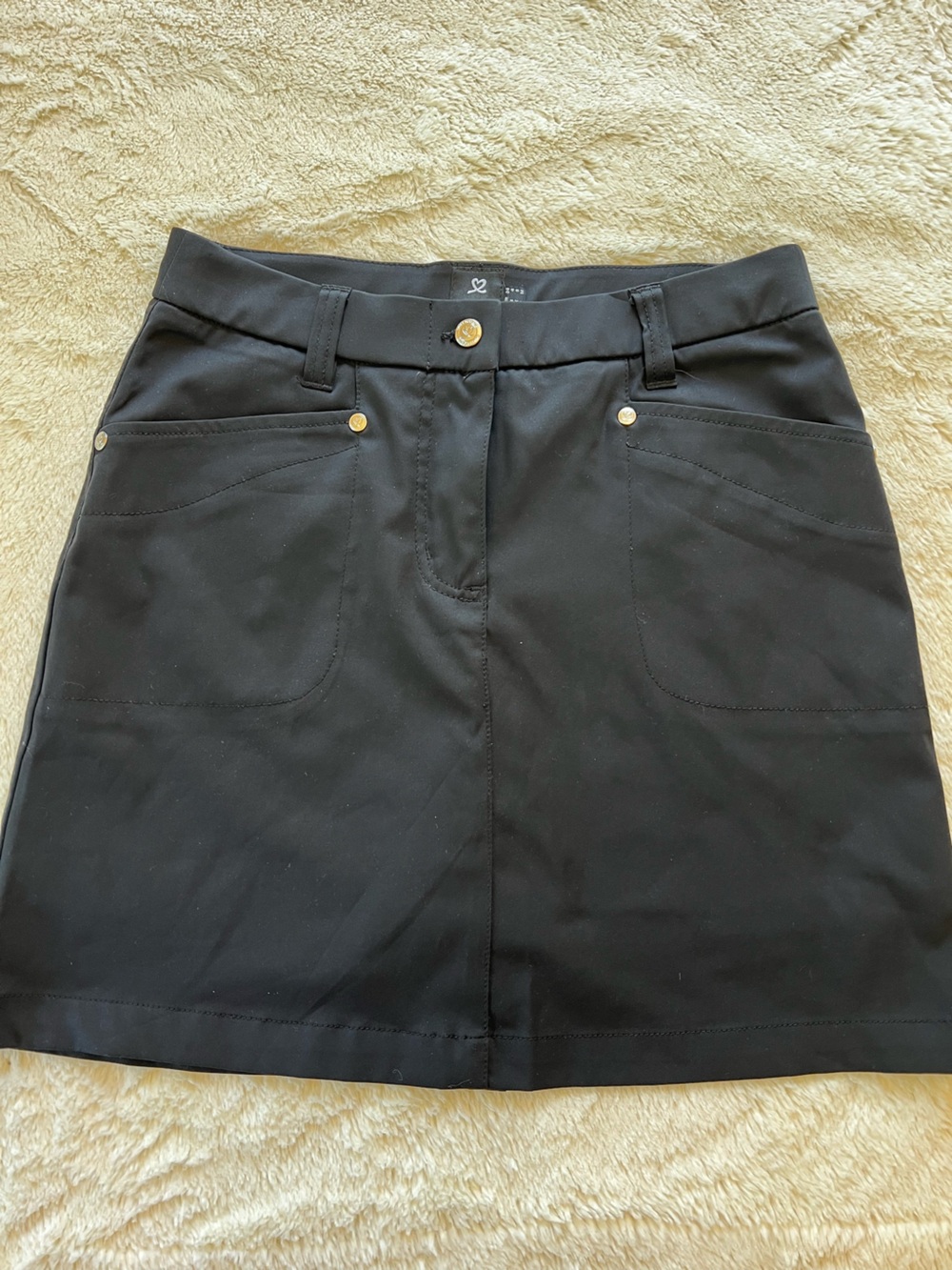 Daily Sports Lyric Black Skort 18” size 4